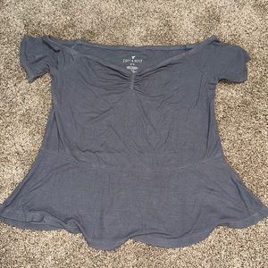 American Eagle Off The Shoulder Crop Top L